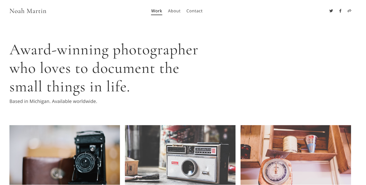 Plantilla de Ohio Pixpa