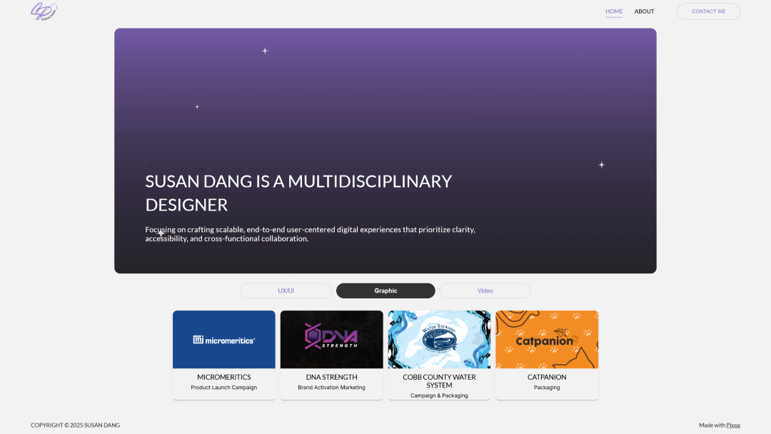 Portfólio da designer Susan Dang
