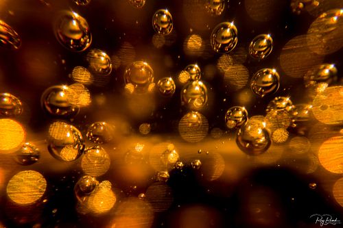 Bubbles in a glass ...