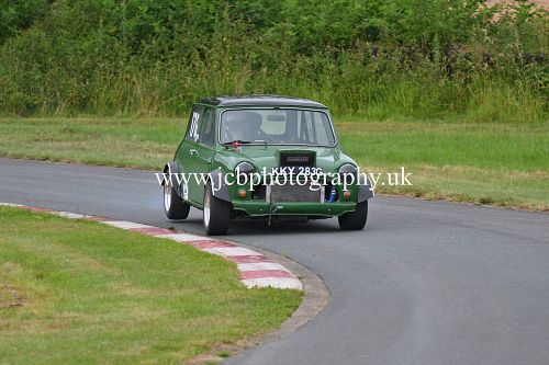 Morris Mini driven by Roy Bolderson