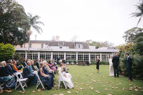 Wedding Ceremony at Chiswick Woollahra