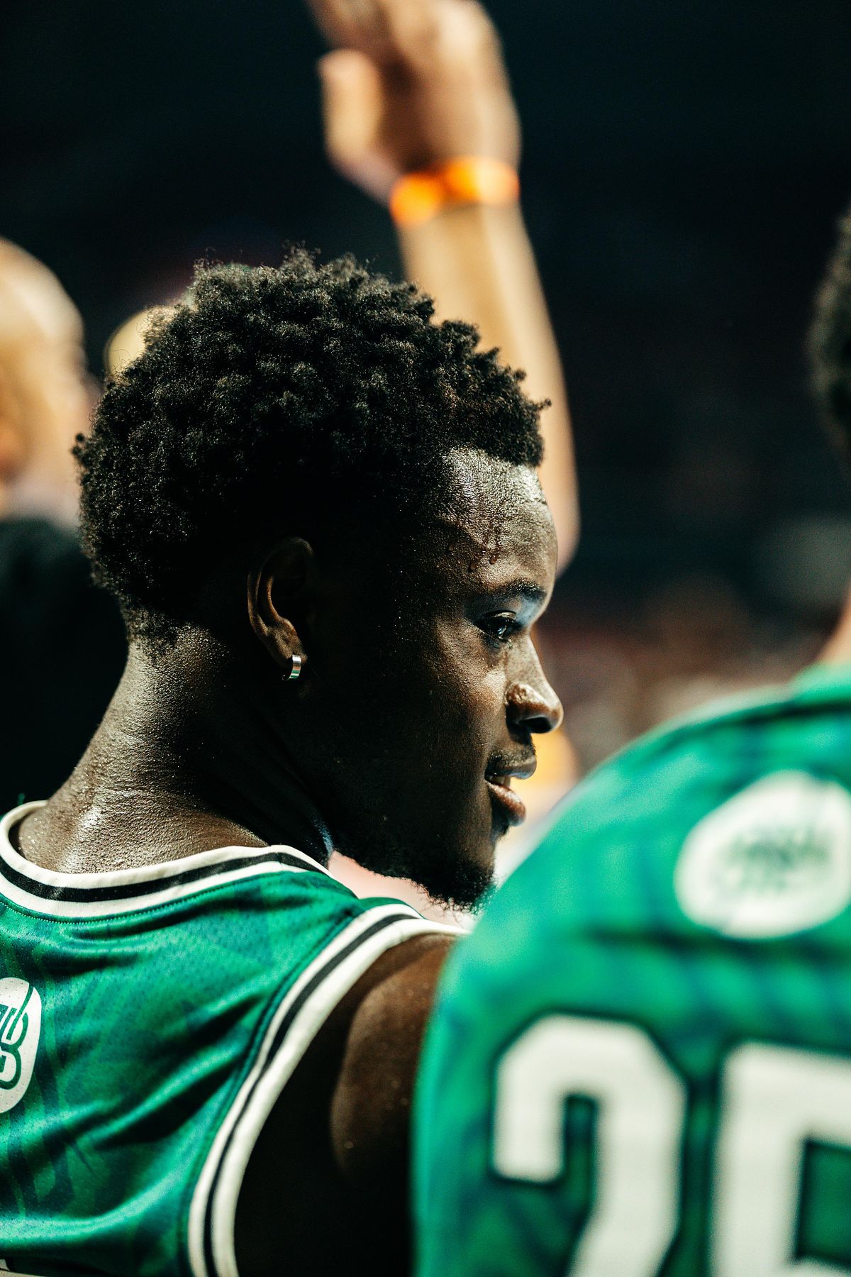 Close-Up während eines Basketballspiels bei Beats N Buckets