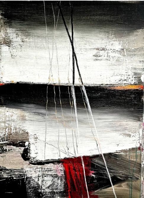 original abstract artwork:by Dieter Langer- contemporary german artist