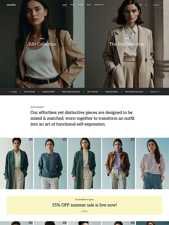 Cube - Pixpa Portfolio Website Templates