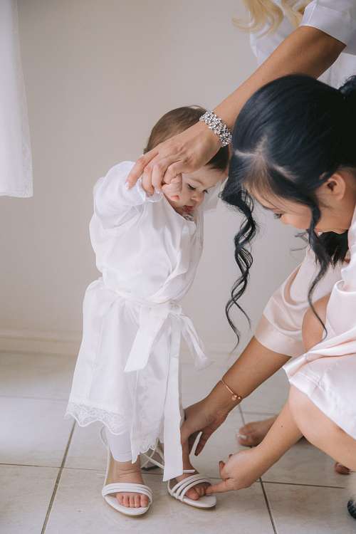 Bride Getting Ready