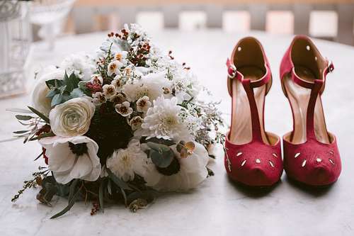 Bride Getting Ready