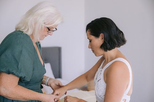 Same Sex Wedding - Brides Getting Ready