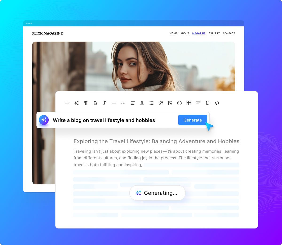 Effortless blogging on Pixpa: new blog editor