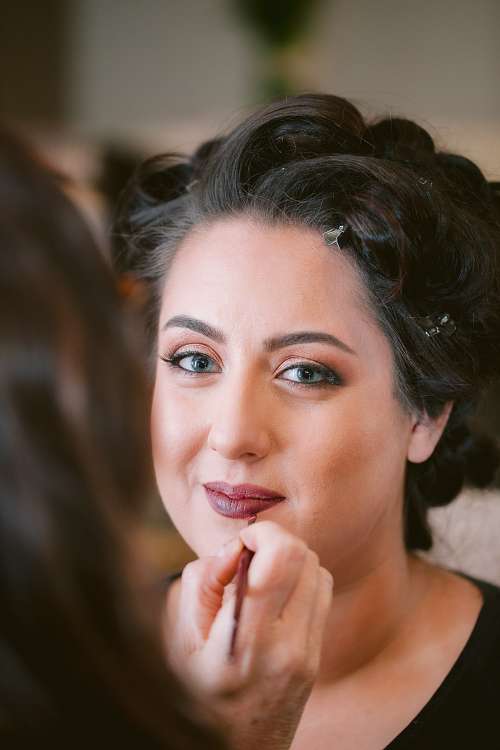Bride Getting Ready