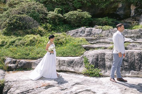 Bridal Portraits at Queenscliff, Manly