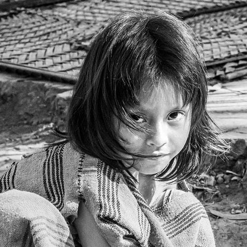 Portrait d'un jeune enfant du Pérou