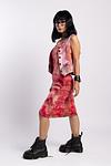Ribbed Dress  -  Rosé Hour (Red)