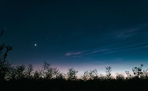 longue exposition étoiles et lumière naturelle