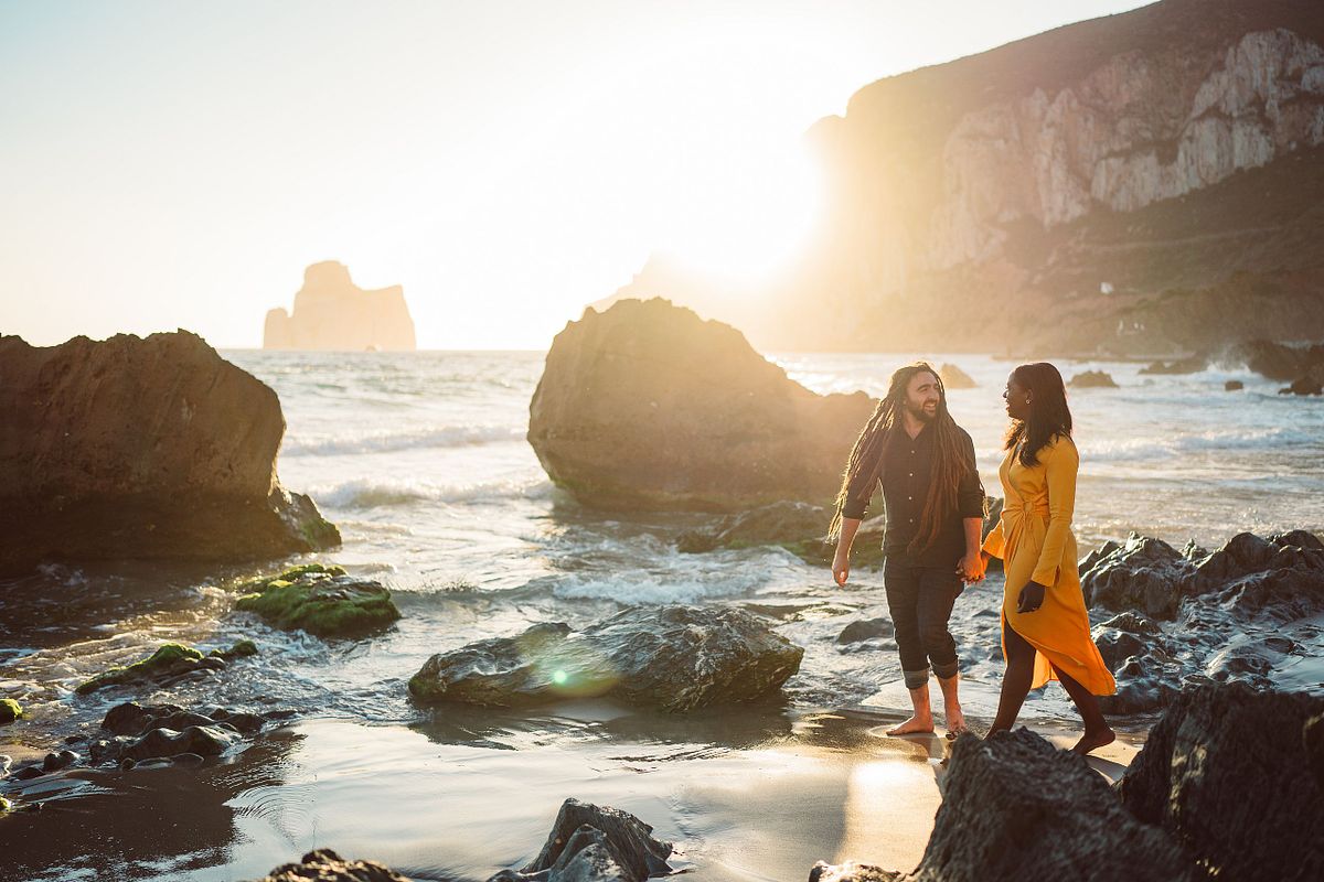 Servizio fotografico coppia Masua Pan di Zucchero Davide Atzei