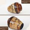 Multi Art Wood Urn – Handcrafted, Natural