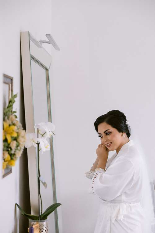 Bride Getting Ready