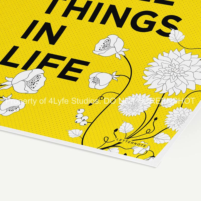 ENJOY THE LITTLE THINGS ART PRINT