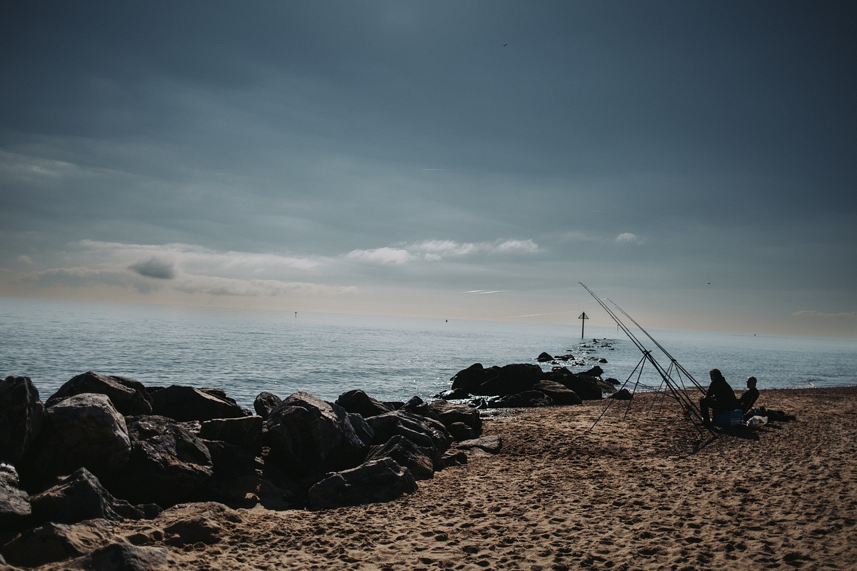fisherman on beach