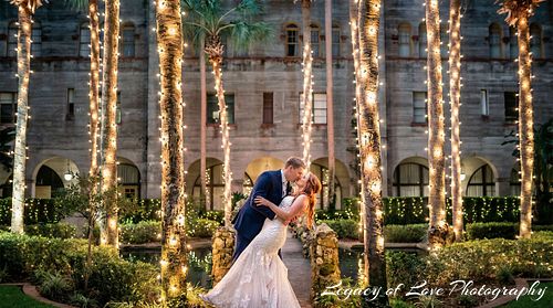 St. Augustine Luxury Wedding: An Enchanted Night Kiss