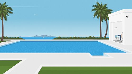 Poolside