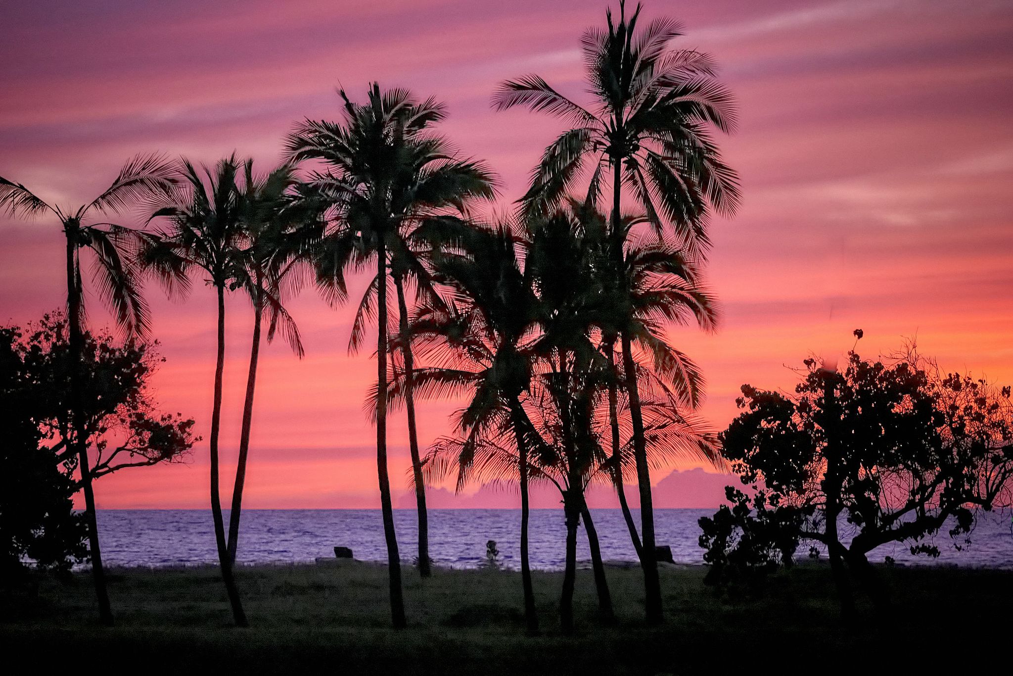 South Kohala Neon Sunset - Hawaii