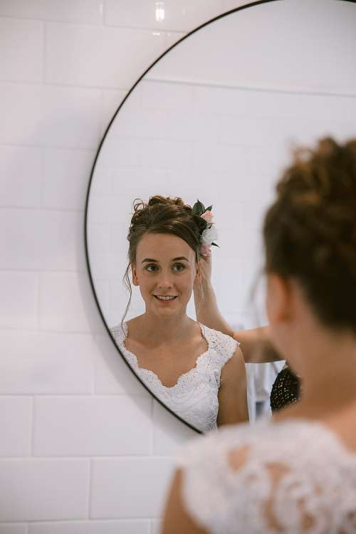 Bride Getting Ready