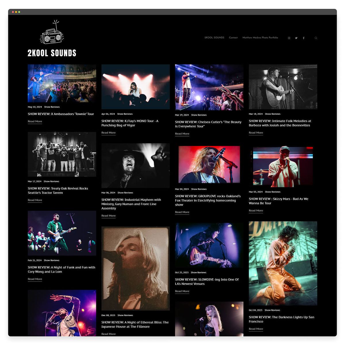 2KOOLSOUNDSS's music blog website