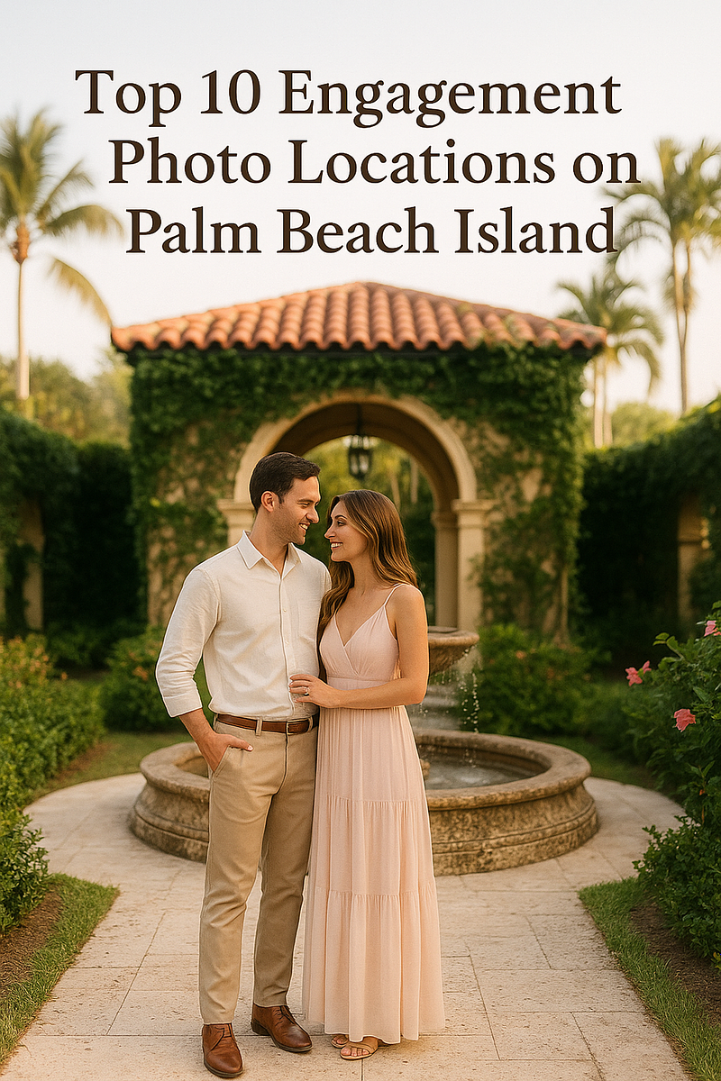 Top 10 Engagement Photo Locations on Palm Beach Island