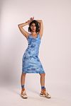 Rib Dress Summer Blue Sky