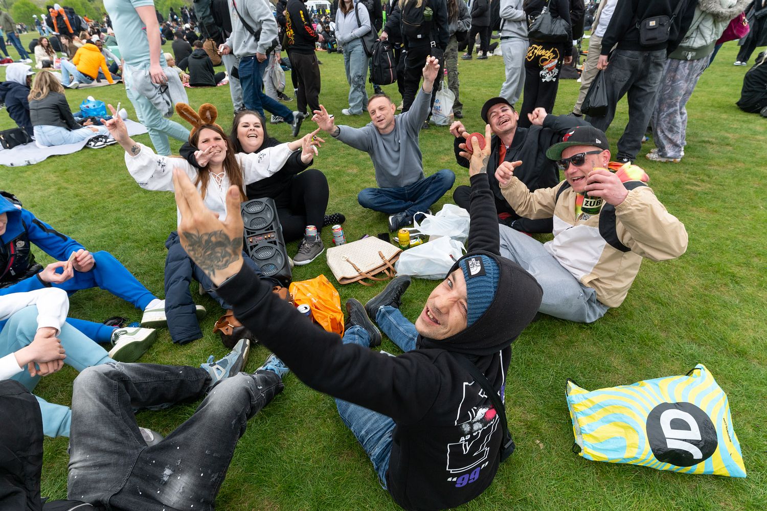 420 Gathering Draws Thousands to Hyde Park , London, UK