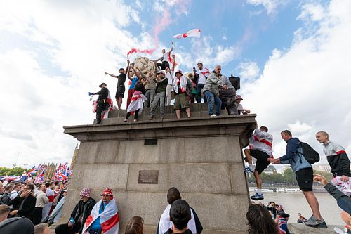 Tommy Robinson “Unite the Kingdom” march defending free speech, London, UK