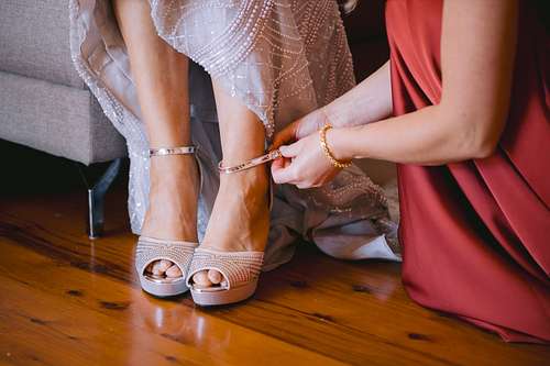 Bride Getting Ready