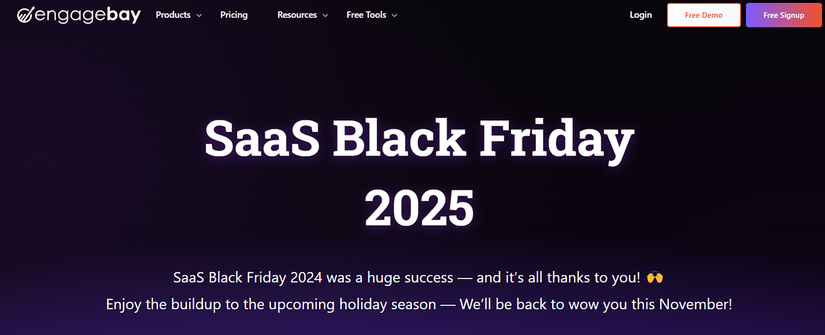 Engagebay BFCM-Angebot