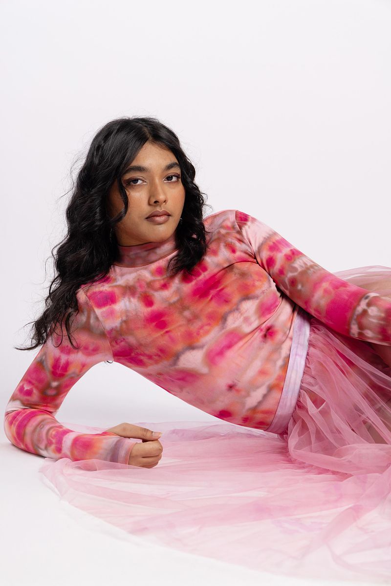 Full Sleeve Leotard - Rosé Hour