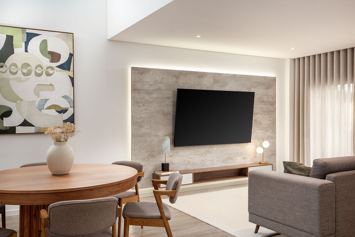 fotografia de design de interiores em moradia na Charneca da Caparica, projeto Bevelli Home