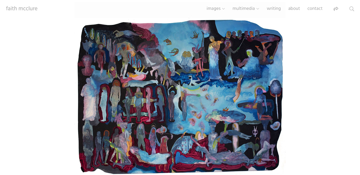 art portfolio of Faith Mcclure