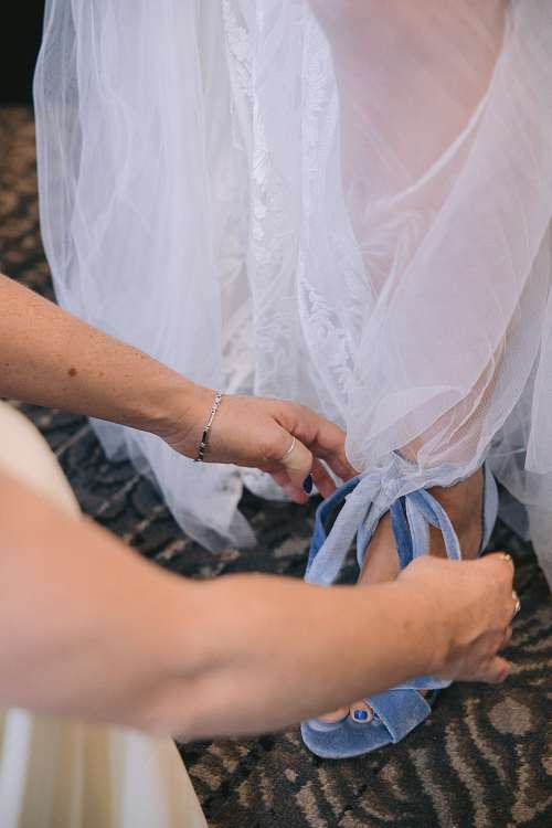 Bride Getting Ready