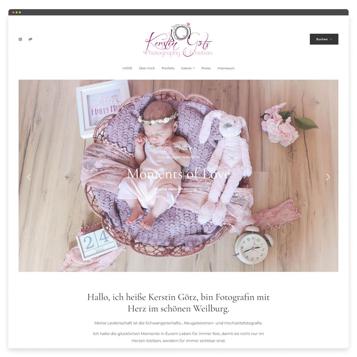 Portfolio der Schwangerschaftsfotografin Kerstin Götz