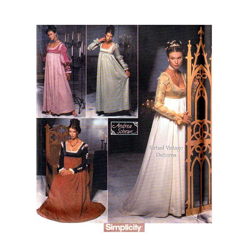 Renaissance Dress Pattern, Simplicity 9531, 14-20