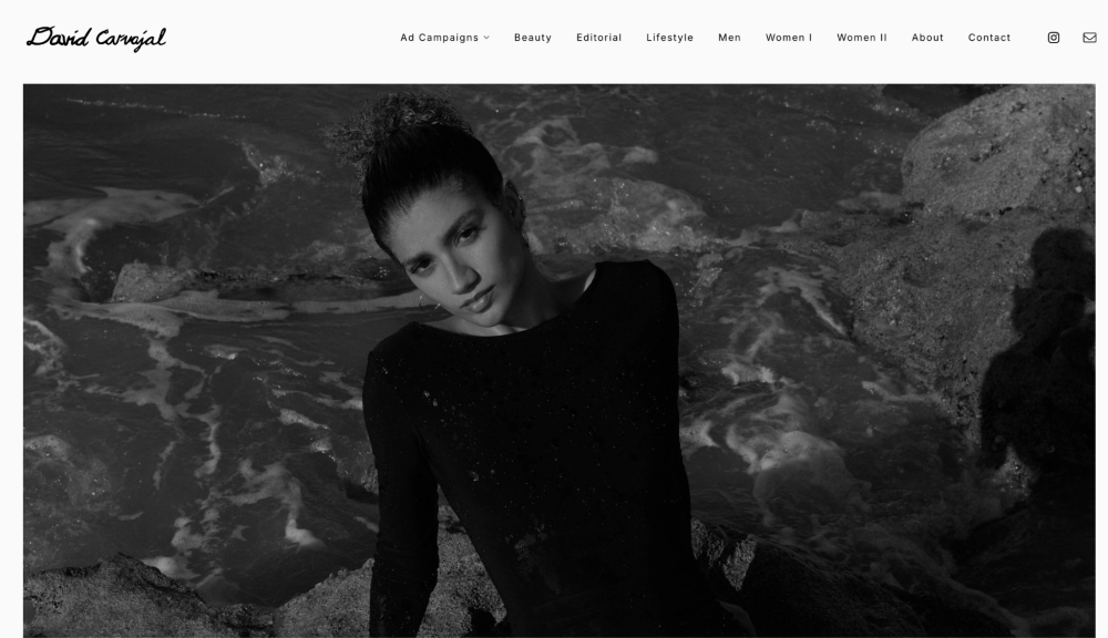 David Carvajal Portfolio website