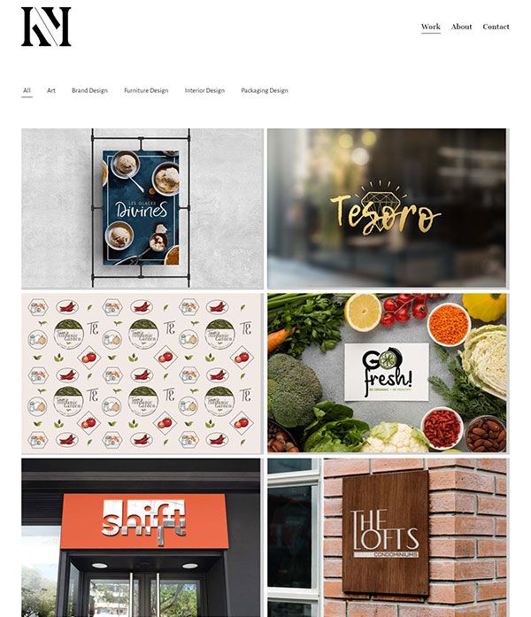 Kiara Martino Portfolio Website Examples