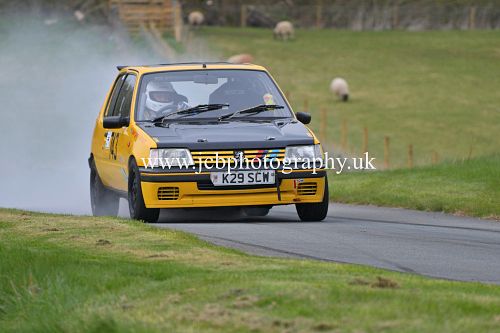 Peugeot 205 Rallye driven by Steve Mitchell