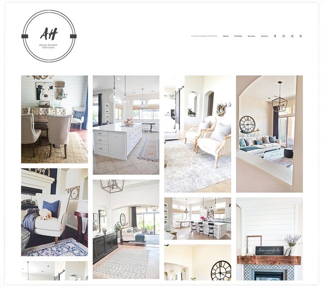 Alyssa Handel designer portfolio website