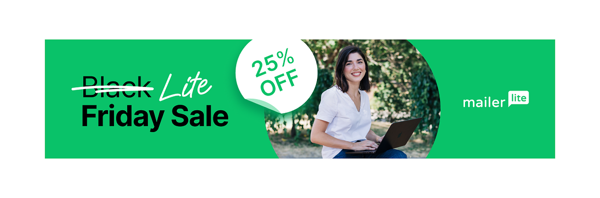 mailerlite zwarte vrijdag