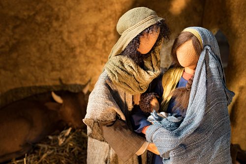 Krippenfigur Weihnachten 2024