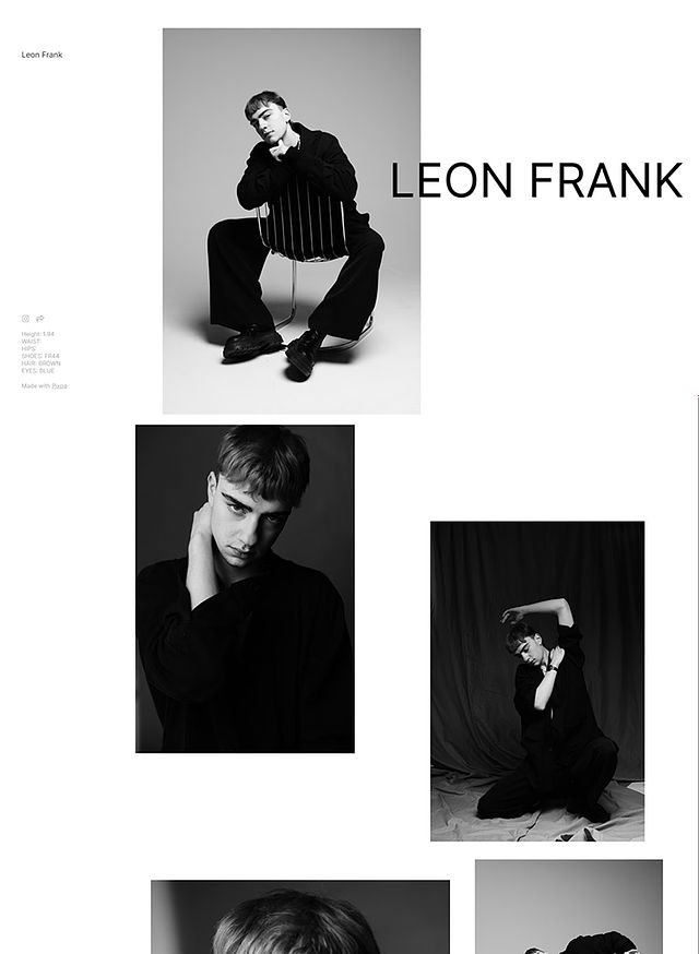 Leon Frank Portfolio Website Examples