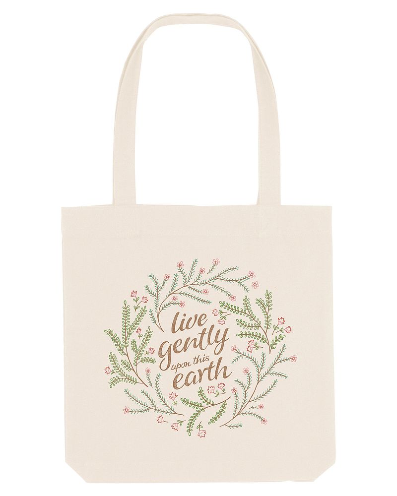Live Gently Upon This Earth Tote Bag