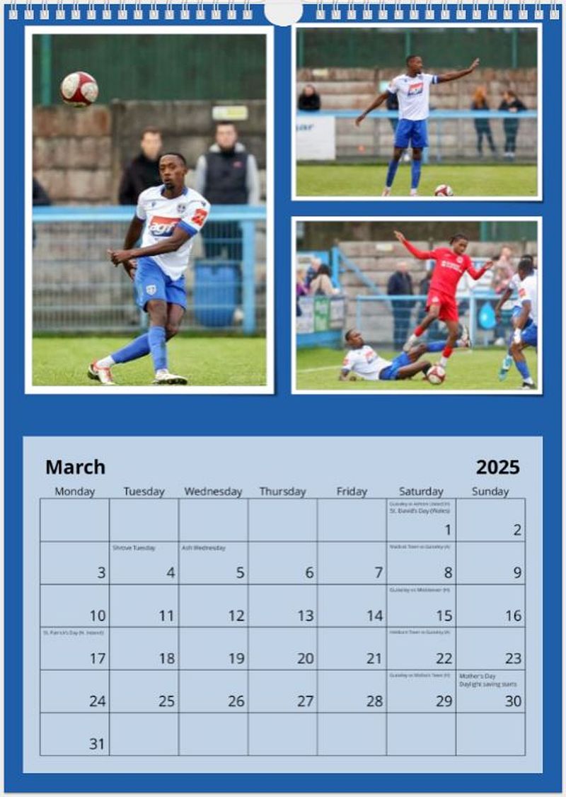 Guiseley 2025  Calendar