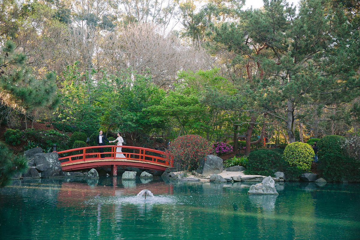 Wedding Photo at Japanese Garden
