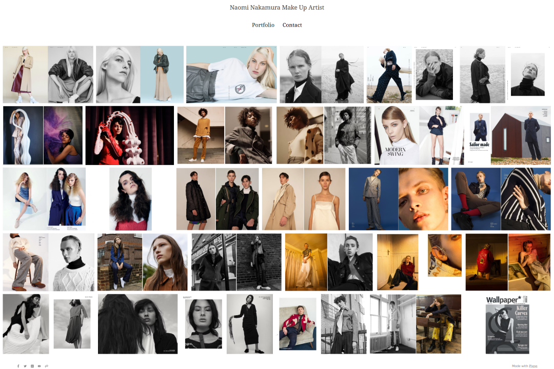 Naomi Nakamura's makeup artist portfolio